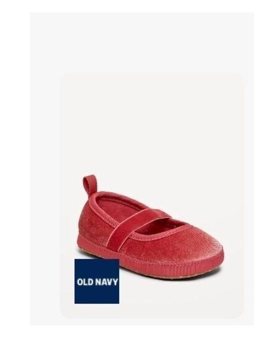 Velvet Ballet Flats for Baby